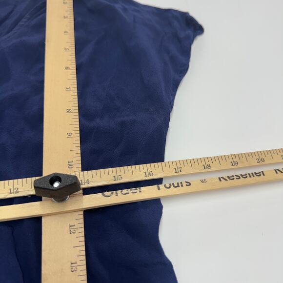 Madewell Dress Womens Small Blue Nightfall Moment Mini‎ Swing Oversized - Picture 11 of 11